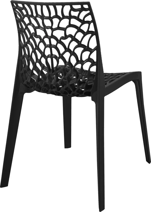 Karrige e grumbullueshme Hush, ngjyrë e zezë, 50x57x81cm