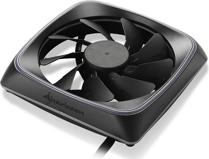 Ventilator kasë SHARKOON RGB SHARK Lights 120mm, 1000 RPM, i zi