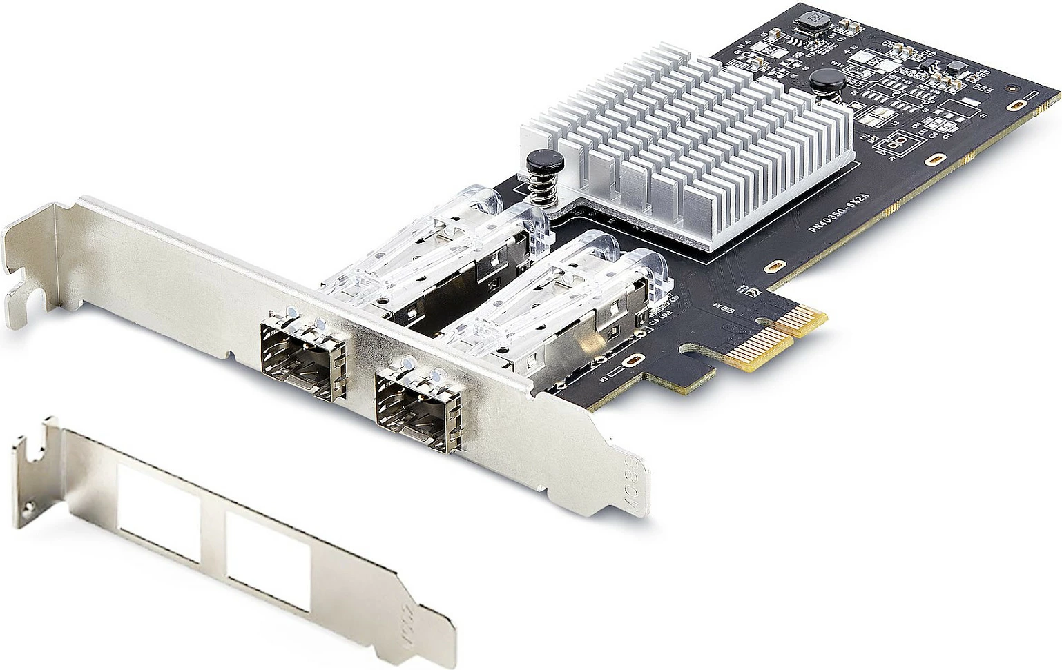 Kartë rrjeti StarTech 2-Port SFP, Intel I350-AM2, PCIe 2.0 x1, 2x 1GbE, e zezë/argjendtë