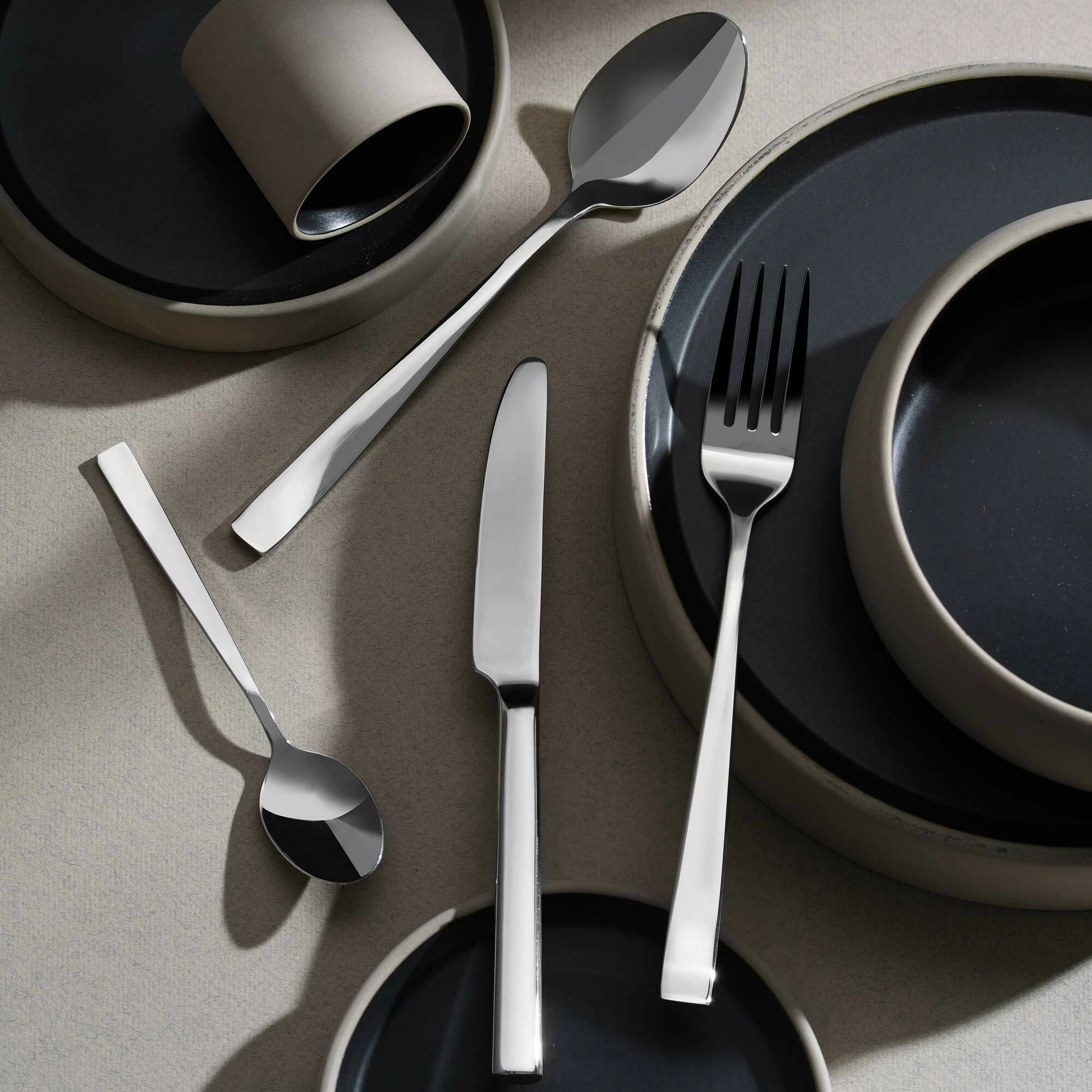 Lugë çaji OVE Garda 146 mm, inox 18/10, set 12 copë, argjendi