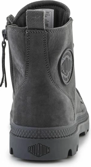 Këpucë Palladium Pampa HI Zip Nbk për meshkuj dhe femra, gri [Madhësia: 44.5]