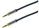 Kabllo audio LogiLink AUX 3.5mm mashkull-në-mashkull, 1.5 m, e kaltër