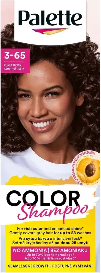 Shampon ngjyrues për flokë Palette 3-65 Velvet Brown për femra