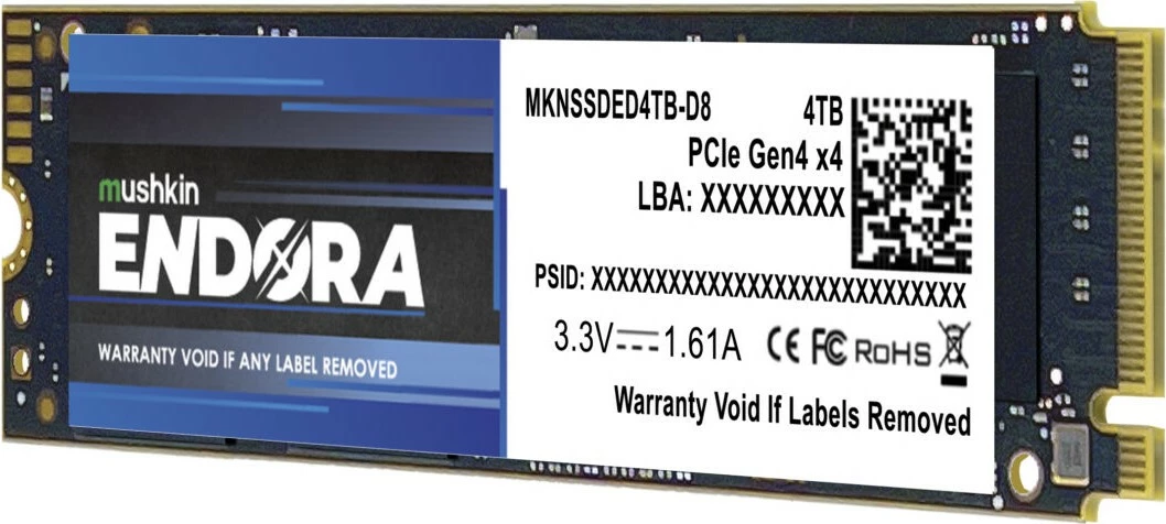 SSD M.2 4TB Mushkin Endora NVMe PCIe4.0 x4