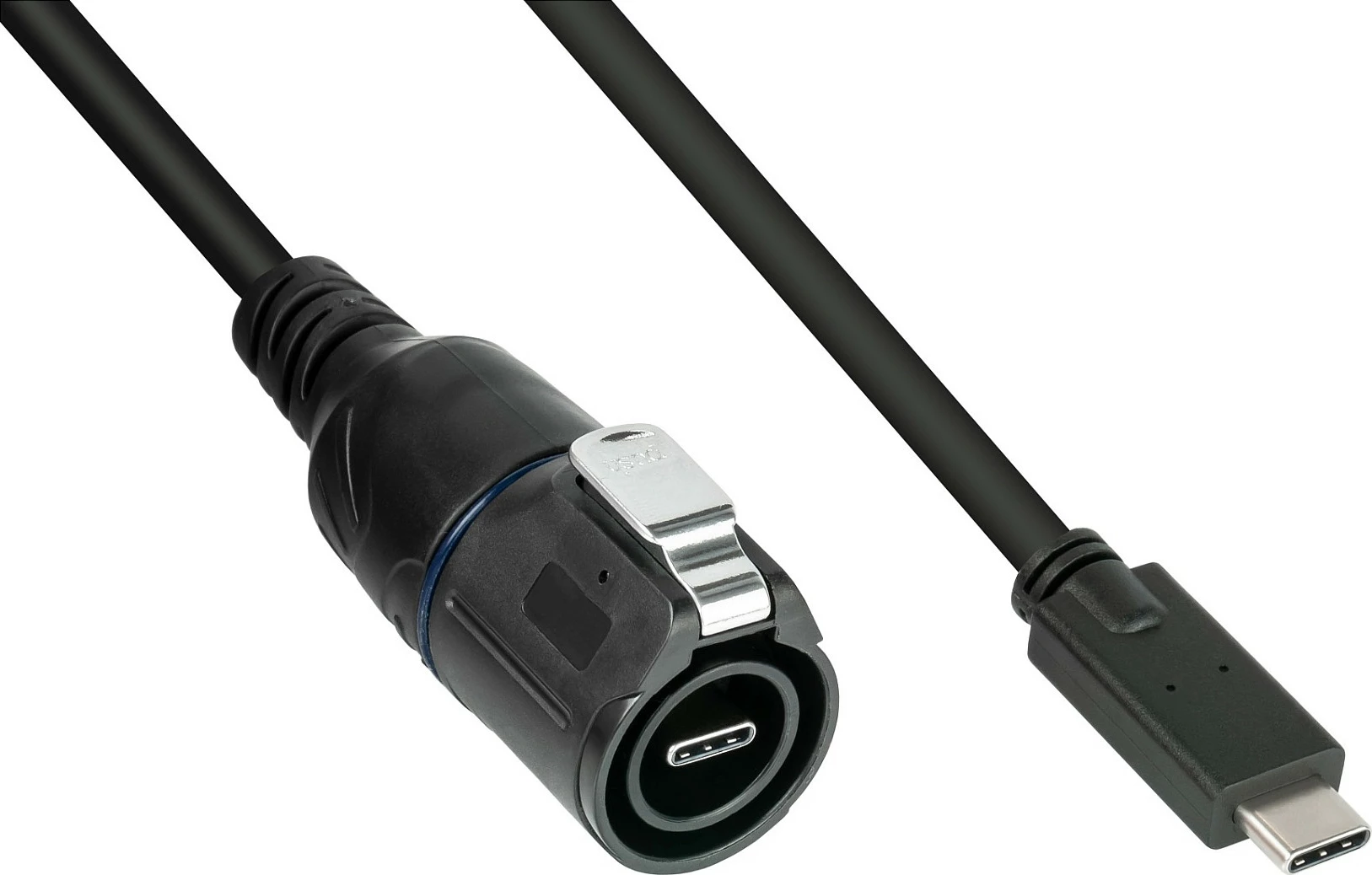 Kabllo USB-C GoodConnections IC01-16U3101-010, 1 m, USB 3.2 Gen 2, 10 Gbit/s, e zezë