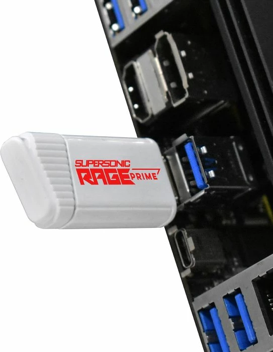 memorje USB PATRIOT Supersonic Rage Prime PEF250GRPMW32U 250GB USB 3.2 Gen2 deri 600MB/s, e bardhë