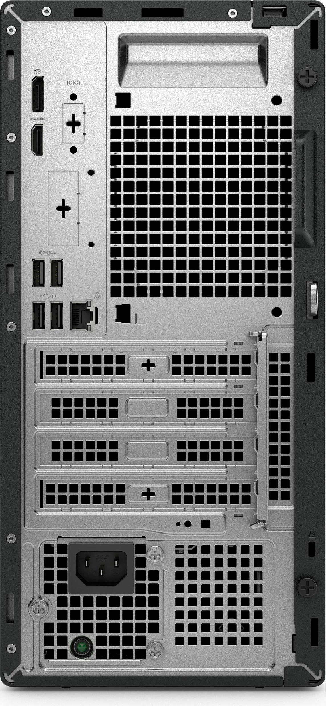 Kasë DELL PRO TOWER QCT1250, 180W, TPM, e zezë