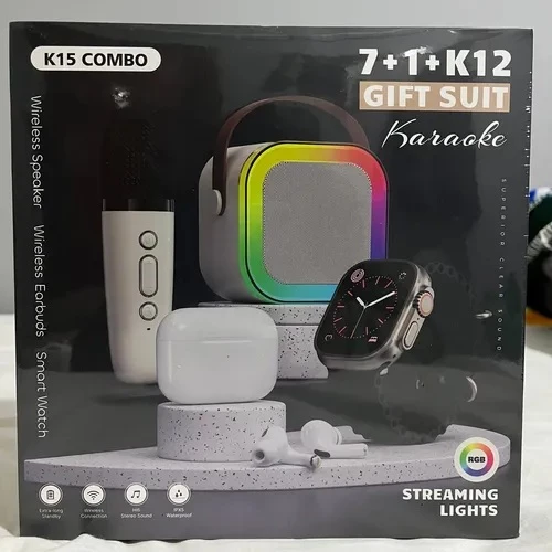 Set karaoke dhe argëtimi K15 Combo Gift Set