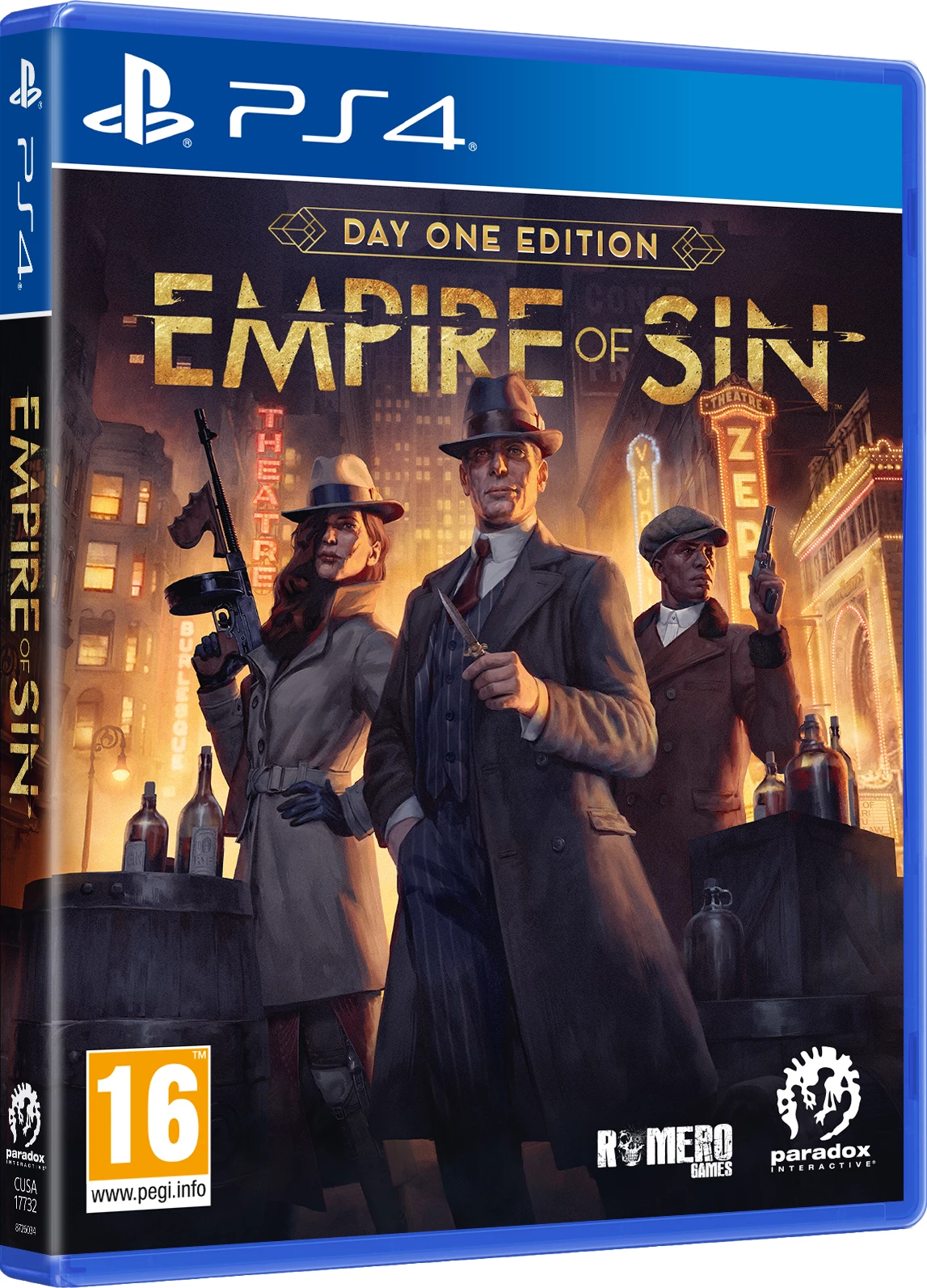 Video lojë Kalypso Media Empire of Sin Day One Edition për PS4