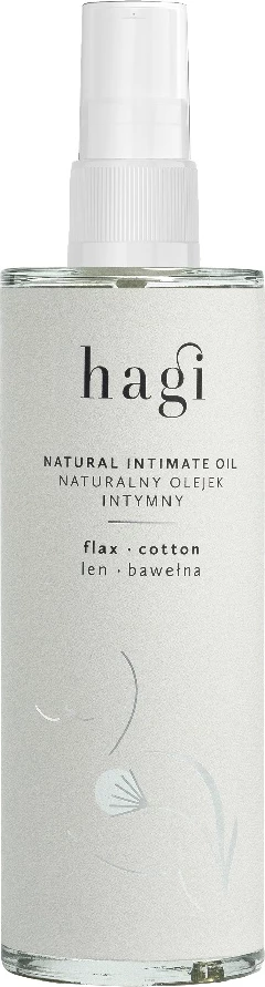 Vaj intim natyral për femra Hagi Flax and Cotton, 100ml
