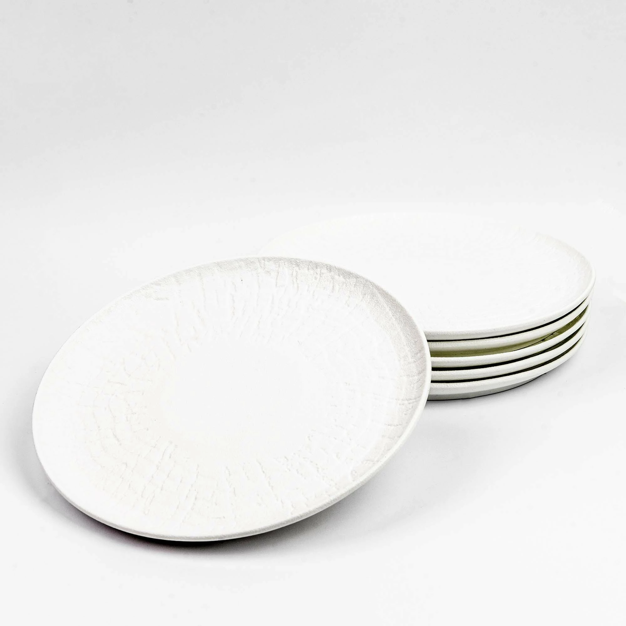 Pjatë e sheshtë Fine Dine Nordic Ø300 mm porcelan e përforcuar, e bardhë, set 3 copë