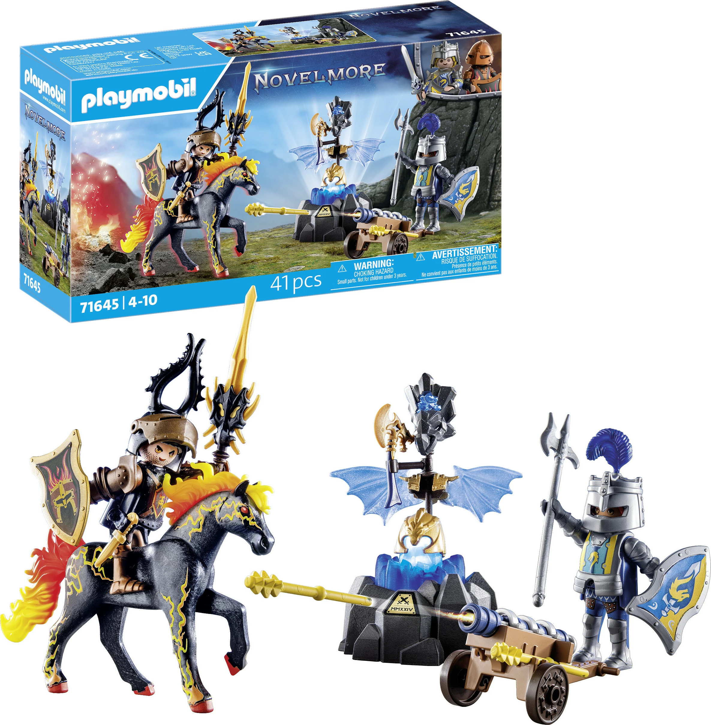Set lodrash Playmobil Novelmore 71645, 41 copë, 4-10 vjeç