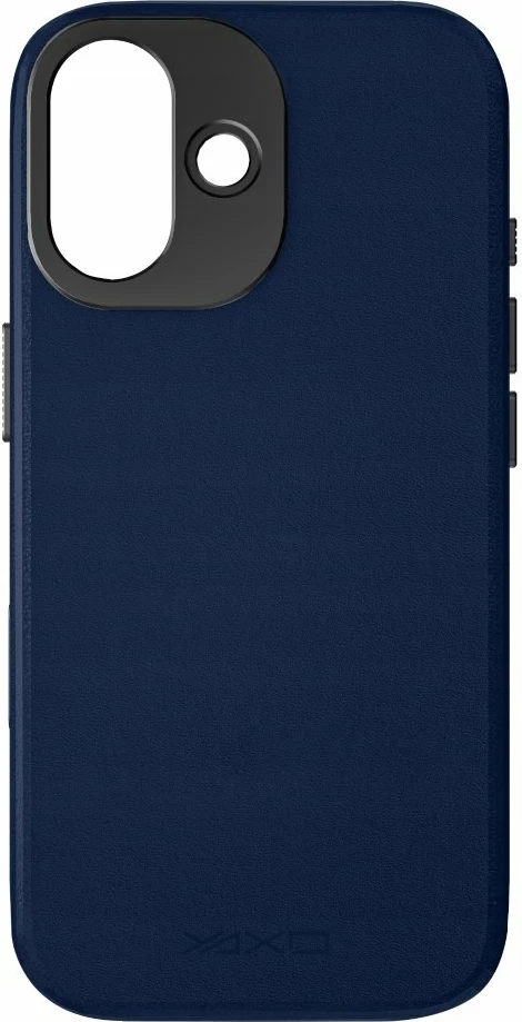 Mbështjellës Yaxo Leather Gear Slim MagSafe për iPhone 17, lëkurë, Dusky Blue