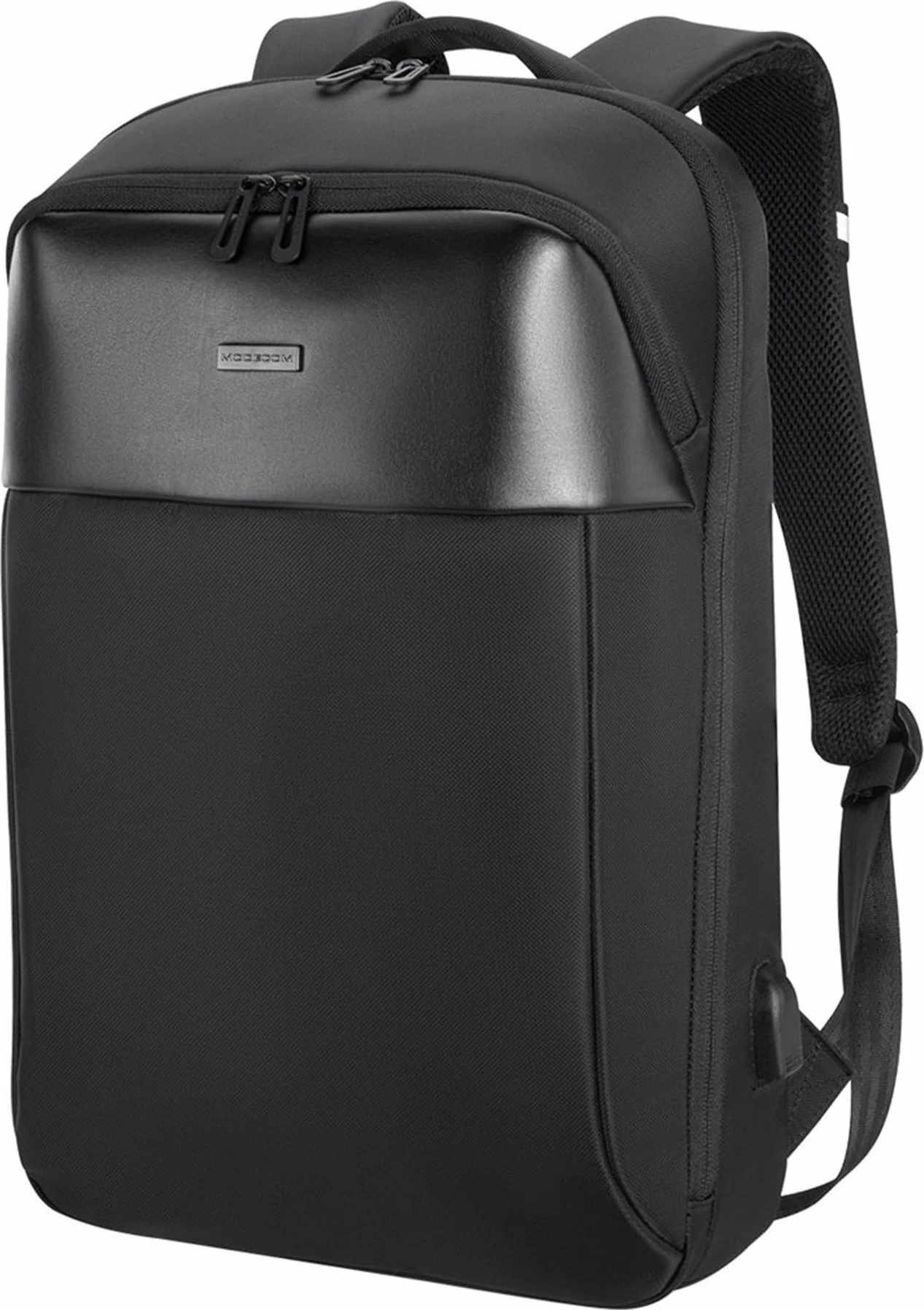 Çantë shpine për laptop Modecom Active 15 15.6" me portë USB, e zezë