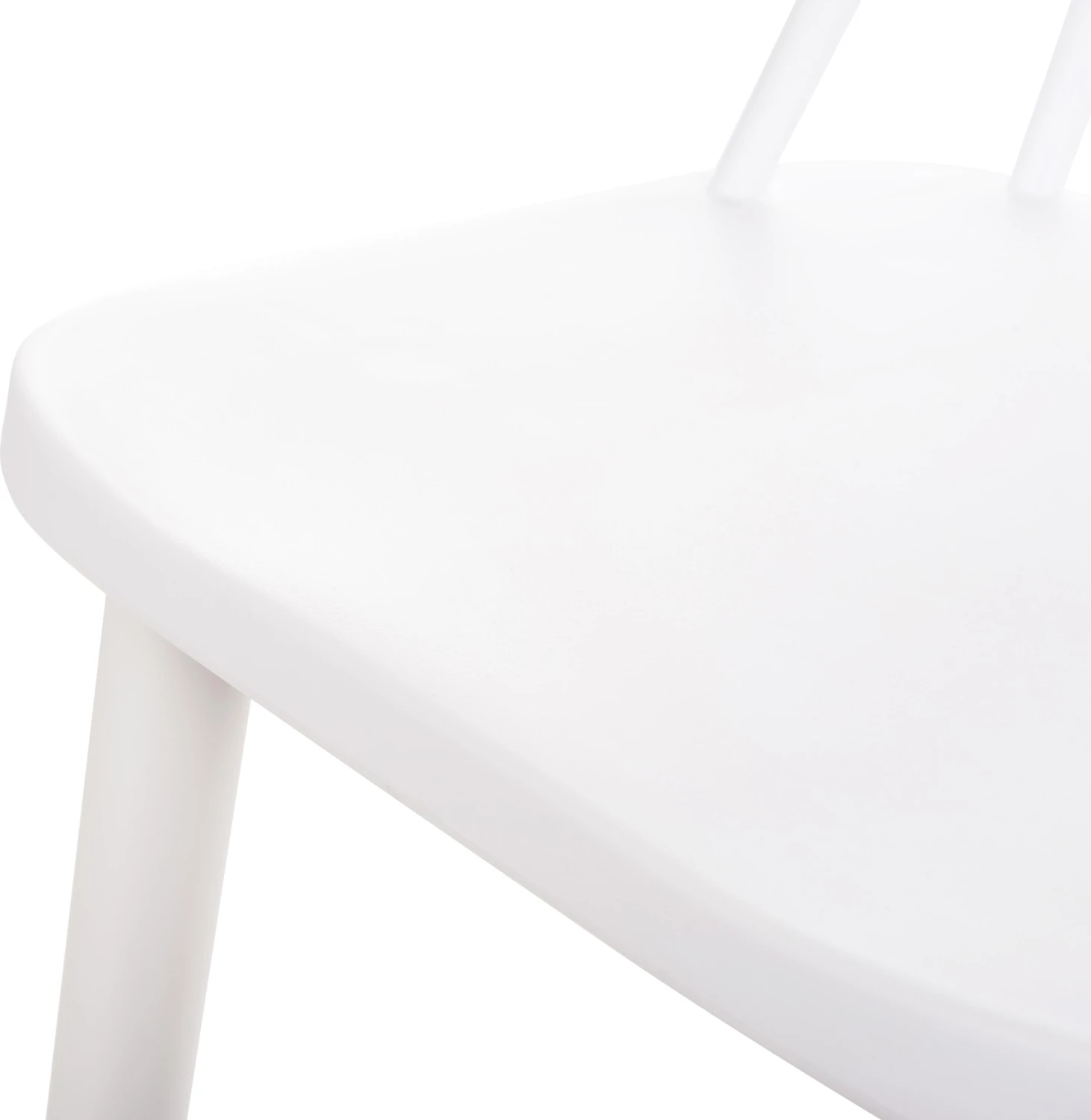 Karrige për bar, vend i lartë, VANESSA FH8459.11, PP e bardhë & këmbë metali të bardha, 47x48,5x107H cm., set prej 2 copë