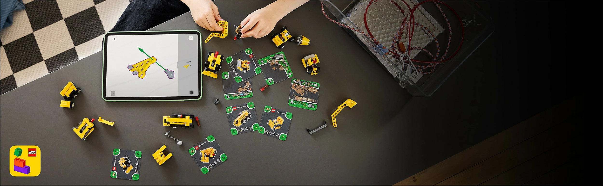 Set ndërtimi LEGO Technic 42233 Mighty Machines, 44 pjesë, shumëngjyrësh