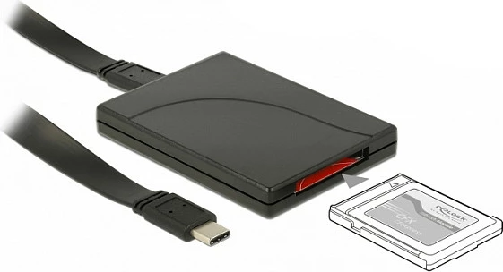 Lexues kartelash DeLOCK 91749 CFexpress, USB-C USB 3.1 Gen2 10Gbps, i zi