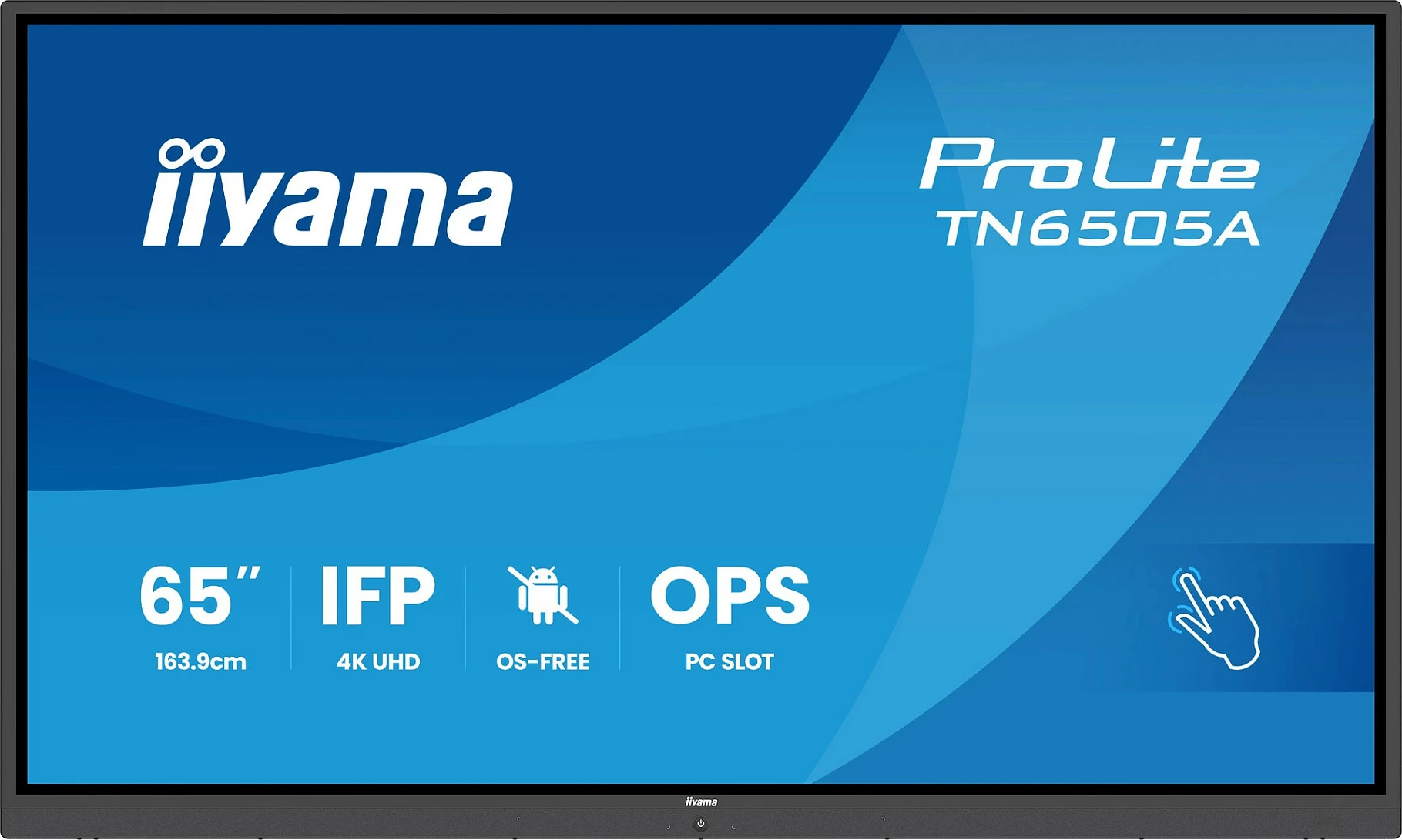 Ekran interaktiv iiyama ProLite TN6505A-B1AG, 65" 4K UHD Touch