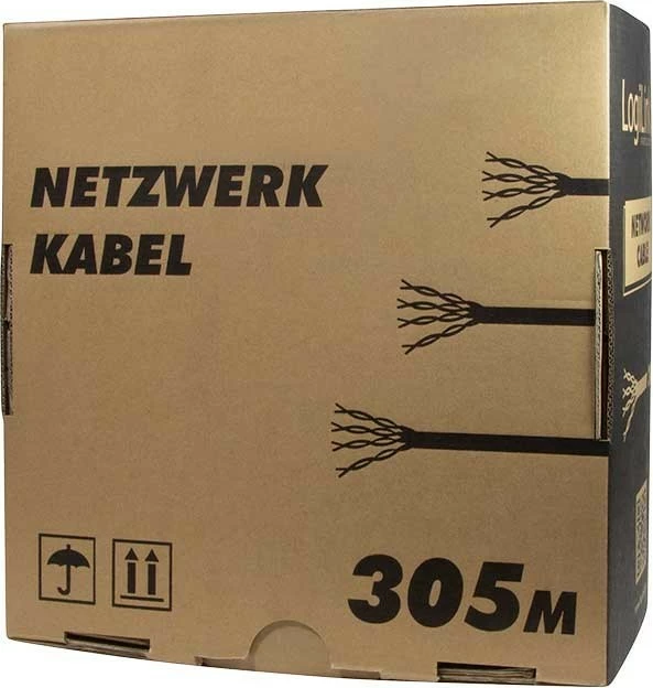 Kabllo rrjeti Logilink CPV0055, S/FTP Cat7, AWG 26, 305m