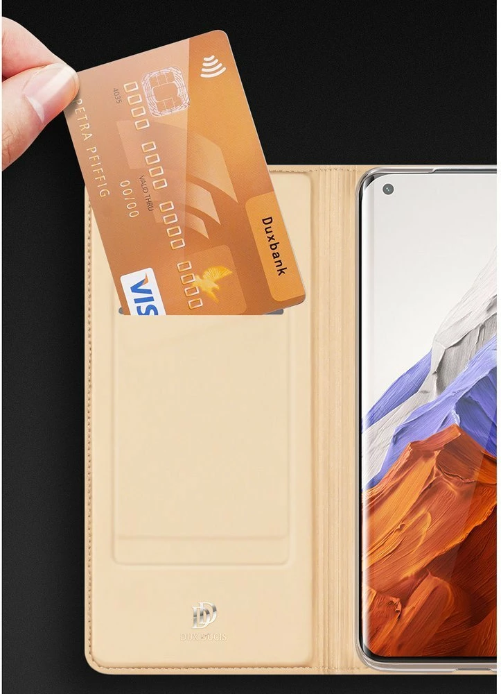 Mbështjellës Dux Ducis Skin Pro Bookcase për Xiaomi Mi 11 Pro, e zezë