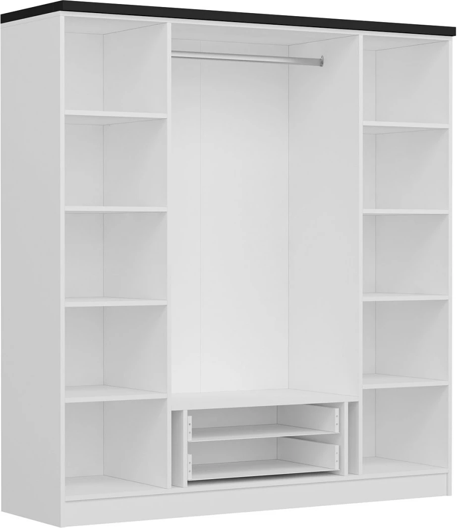 Dollap për dhomë gjumi, ngjyrë e bardhë, Skye Decor Kale Plus - 3045