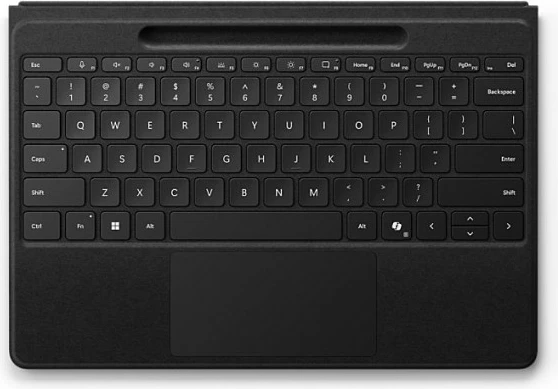 Tastierë Microsoft Surface Pro Flex Keyboard, Bluetooth, QWERTZ gjermanisht, me touchpad, me ndriçim, e zezë