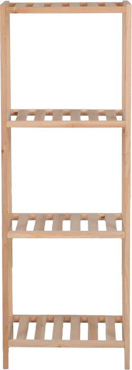 Raft dyshemeje Zendia, dru bredhi natyral, 35x30x100cm