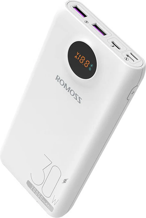 Powerbank Romoss SW20S Pro 20000mAh, 30W, bardhë