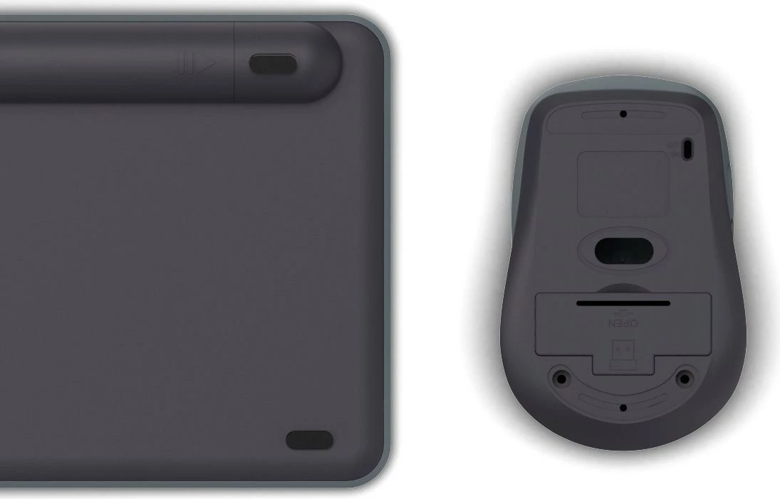 Set tastierë dhe maus Hama WKM-500, wireless, USB/Bluetooth, i zi/gri