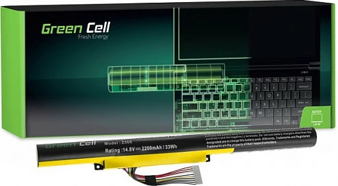 Bateri laptopi Green Cell për Lenovo IdeaPad P500/Z510/P400, 14.4V 2200mAh