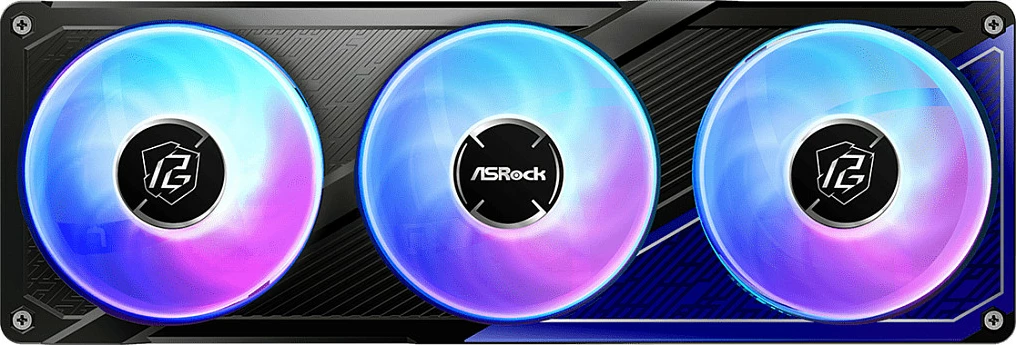 Ftohës i lëngshëm AIO ASRock Phantom Gaming 360 LCD, 3x120mm PWM, ekran IPS 3.4", i zi