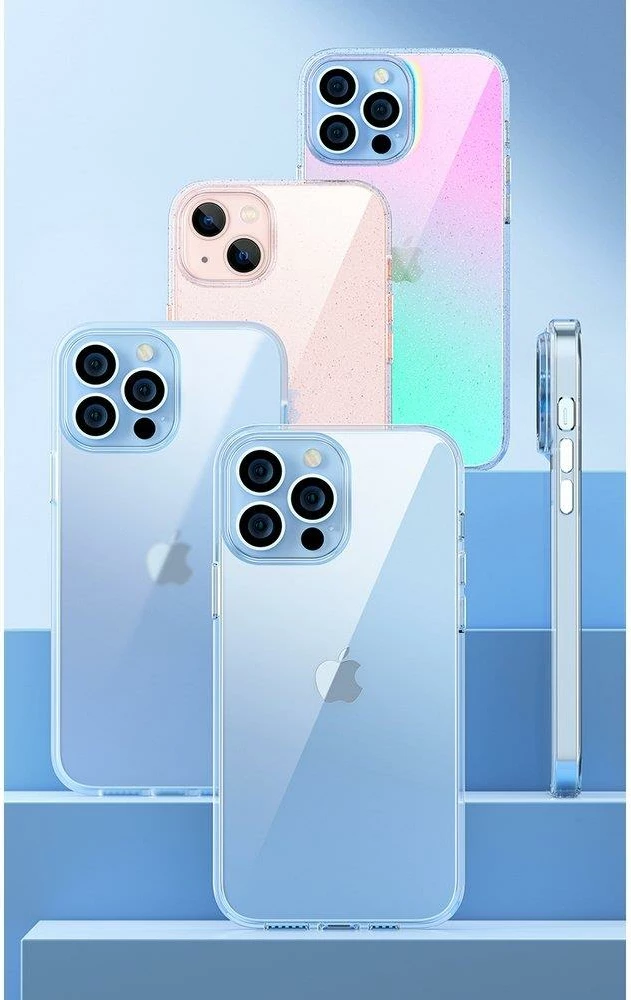Mbështjellës Kingxbar Elegant Series për iPhone 13 Pro, Transparent