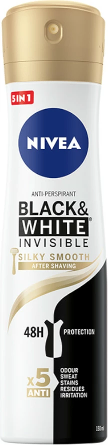 Deodorant spray për femra Nivea Black&White Invisible Silky Smooth 150ml