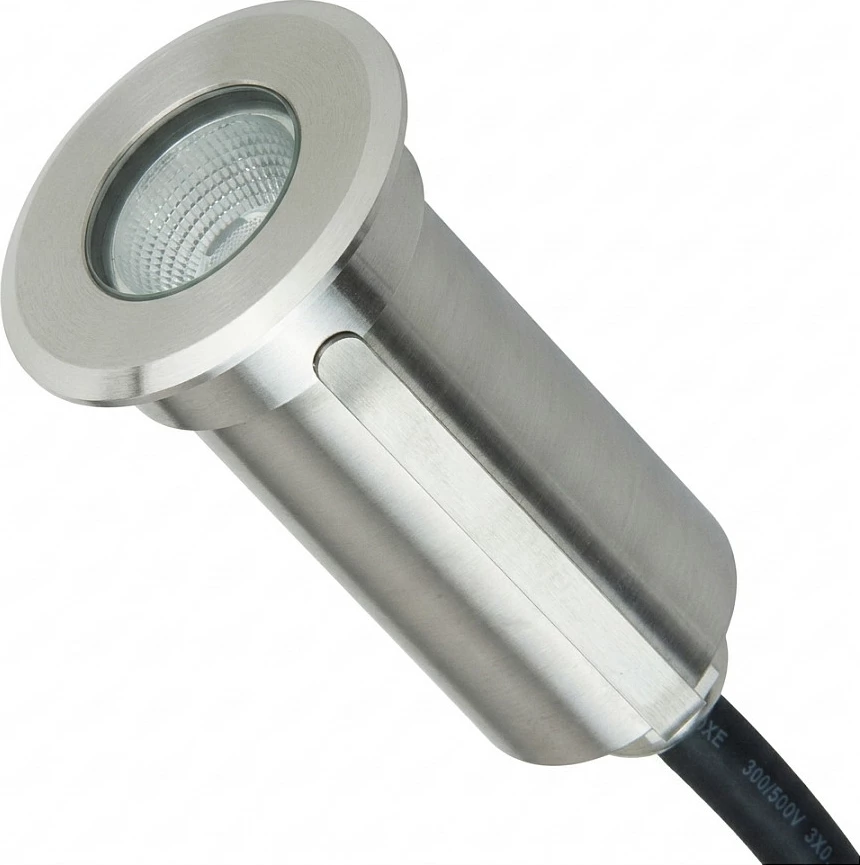 Spot LED Synergy21 ARGOS, 230V, IP67, dritë e ngrohtë, rrethor, inox