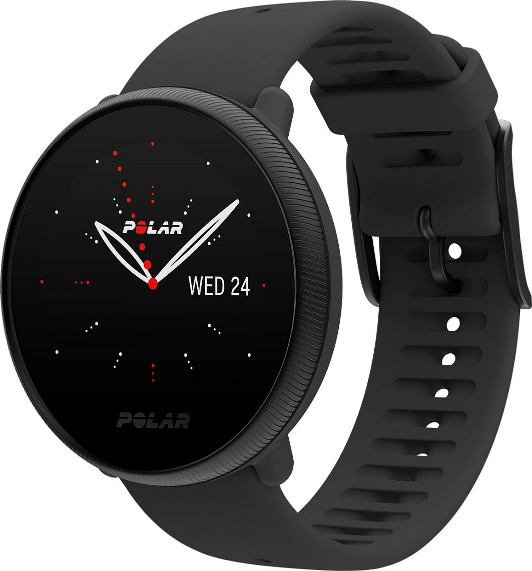 Smartwatch Polar Ignite 2, 1.2", GPS, monitorim rrahjeve të zemrës, i zi