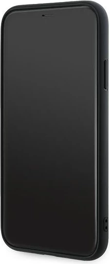 Mbështjellës Karl Lagerfeld Diagonal Quilted Script për iPhone 11/XR, i zi