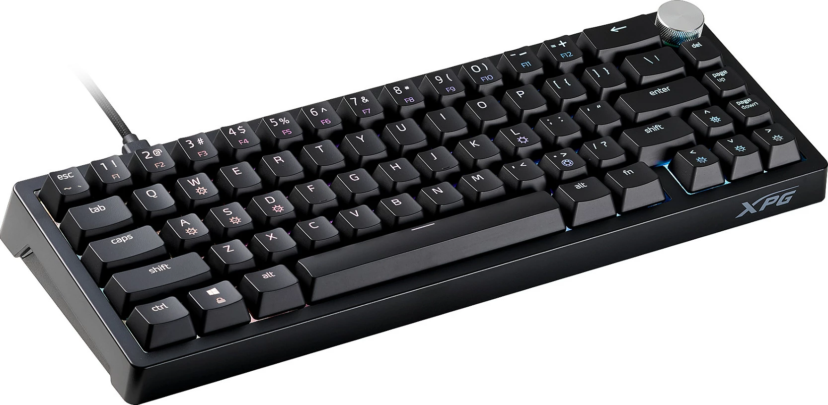 Tastierë gaming ADATA XPG SORCERER MINI, US Layout, RGB, e zezë