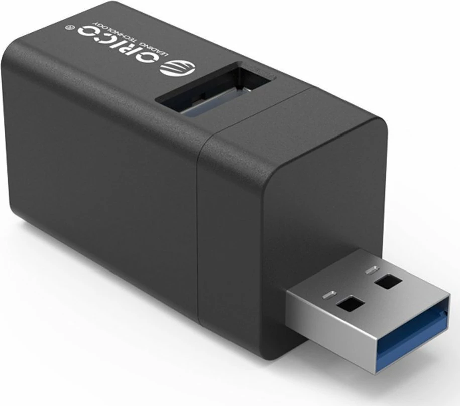 Hub USB Orico MINI-U32-BK-BP 3x USB-A 3.0, i zi