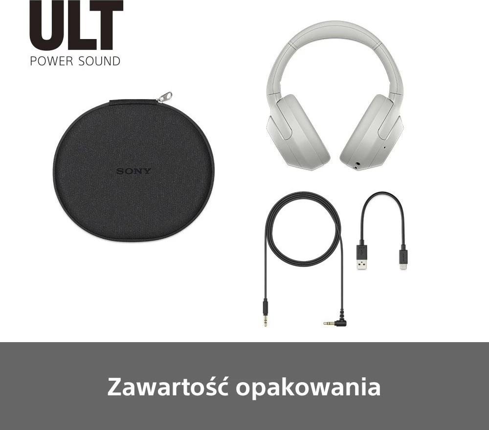 Kufje Sony ULT Wear, me anulim zhurme aktive, të bardha