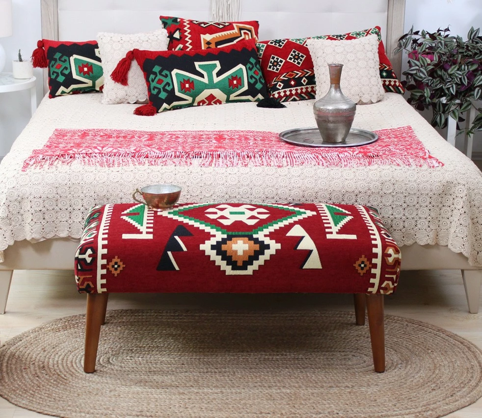 Puf Atelier del Sofa, Vezir, shumëngjyrësh, i kuq
