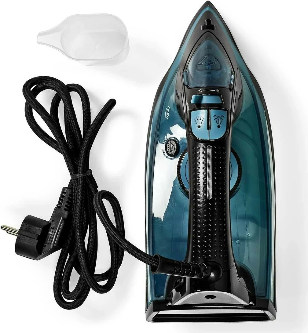 Hekur me avull Nedis IRON2000, pa kabllo, 2600W, pllakë qeramike, kaltër