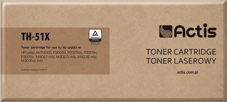 Actis Toner zëvendësues për printer HP, Standard; 1300 fletë, ngjyrë e zezë