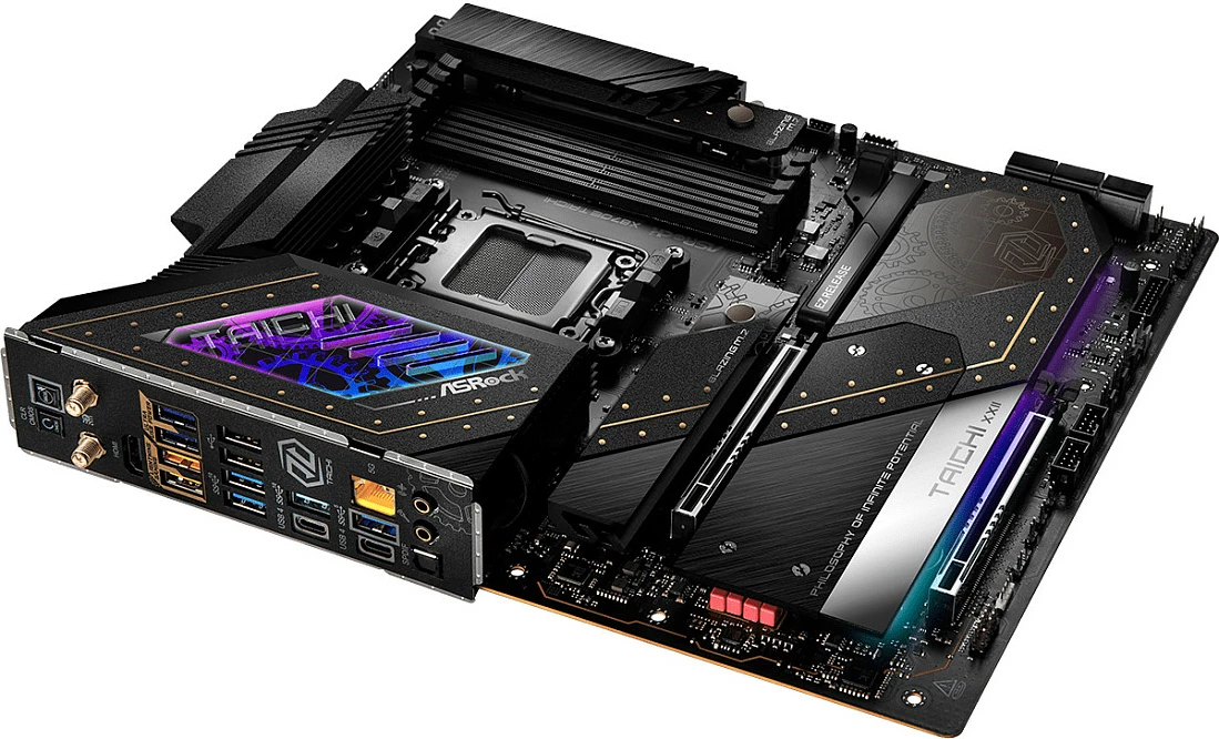 Pllakë amë ASRock X870E Taichi, AMD, Socket AM5, DDR5-SDRAM, 256 GB, E zezë