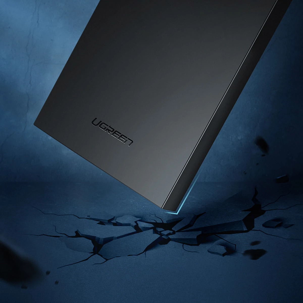 Kasë Ugreen CM237 për SSD/HDD 2.5", USB 3.0 SATA, e zezë