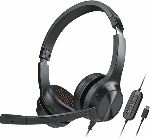 Kufje Creative Chat USB 51EF0980AA000, me mikrofon, USB-C, kabllo 2.1 m, të zeza