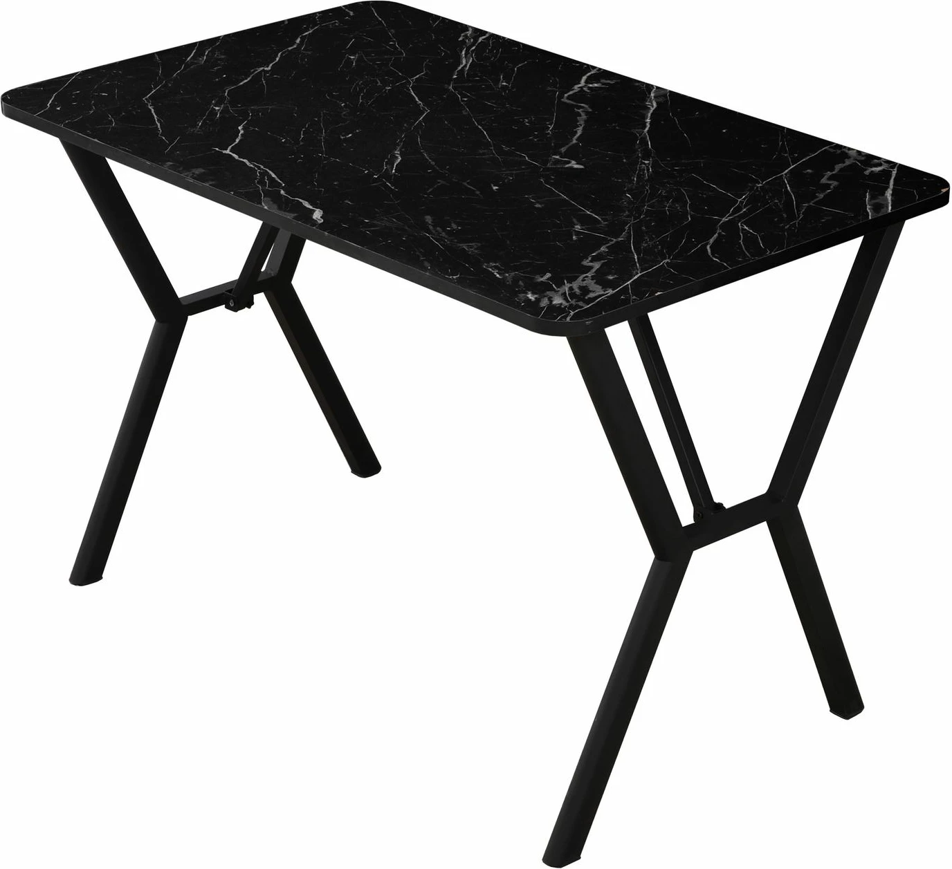 Tavolinë ngrënieje Skye Decor, elma 110, e zezë