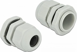 Glandë kabllo DeLOCK PG13.5, IP68, për kabllo 12 mm, 10 copë, gri