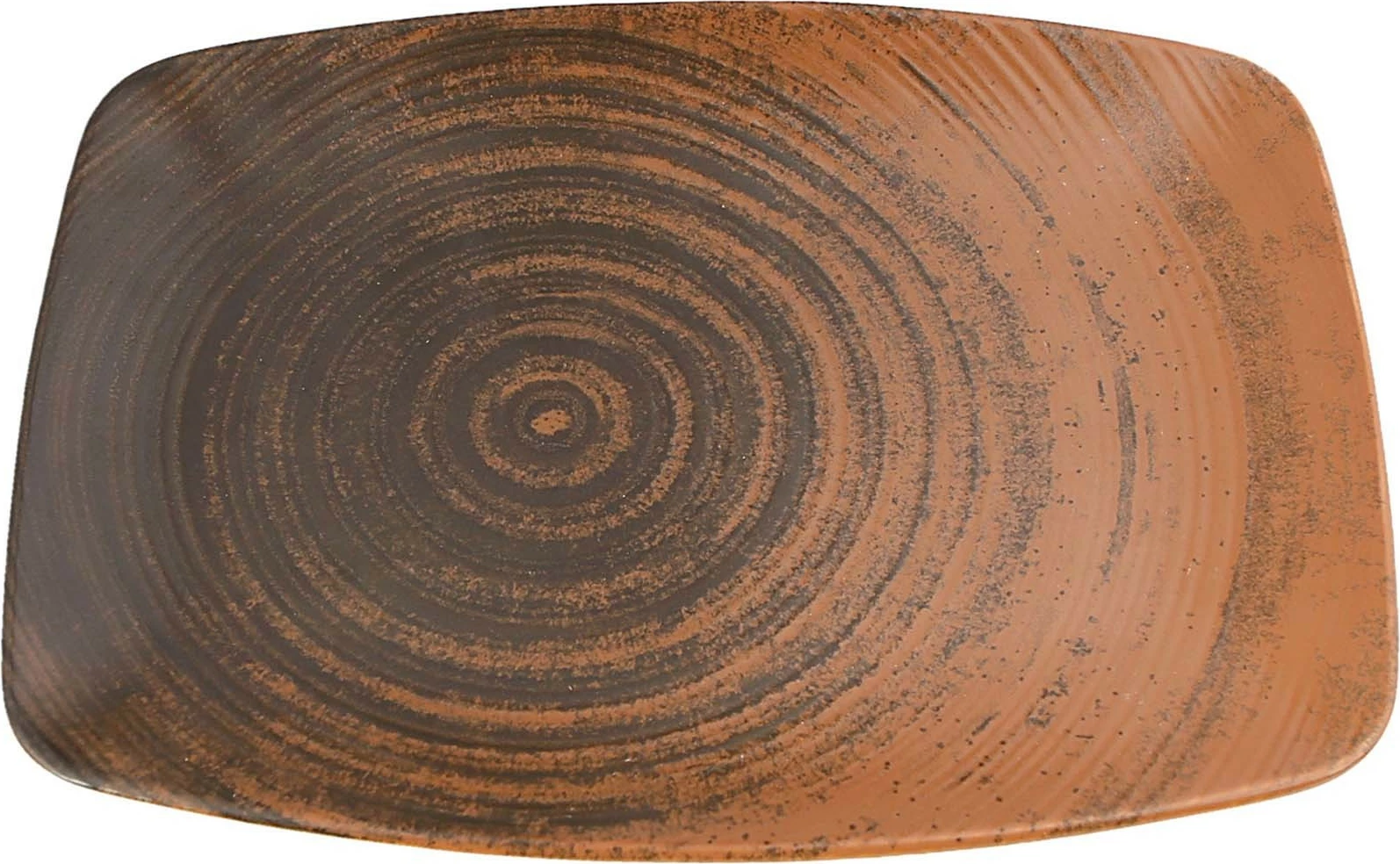 Pjatë ovale Porland Lykke 270 mm, kafe, set 6 copë