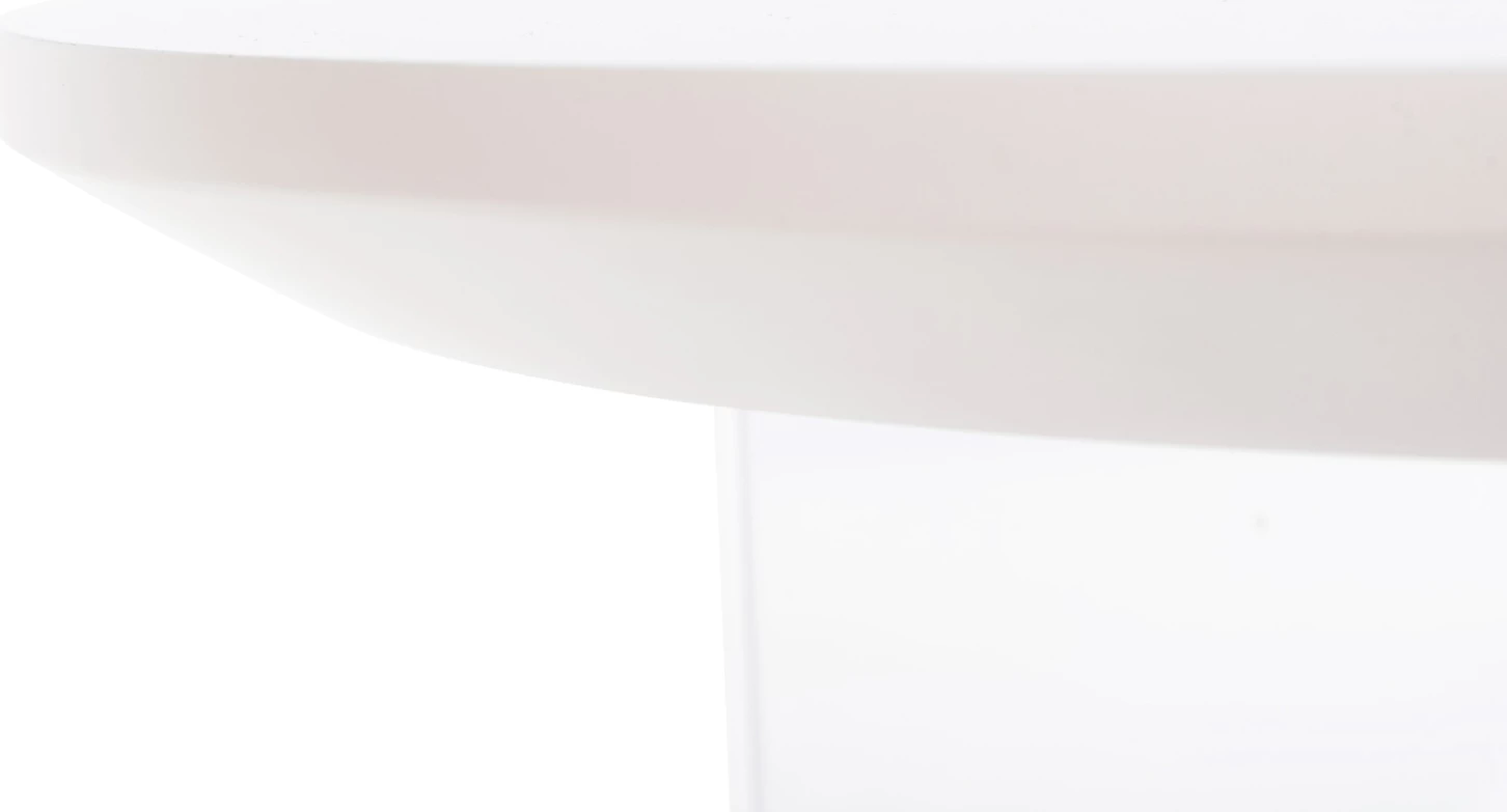 Tavolinë kafeje akrilon, ngjyrë mermeri të bardhë, FH9779.01, Φ40x41H cm