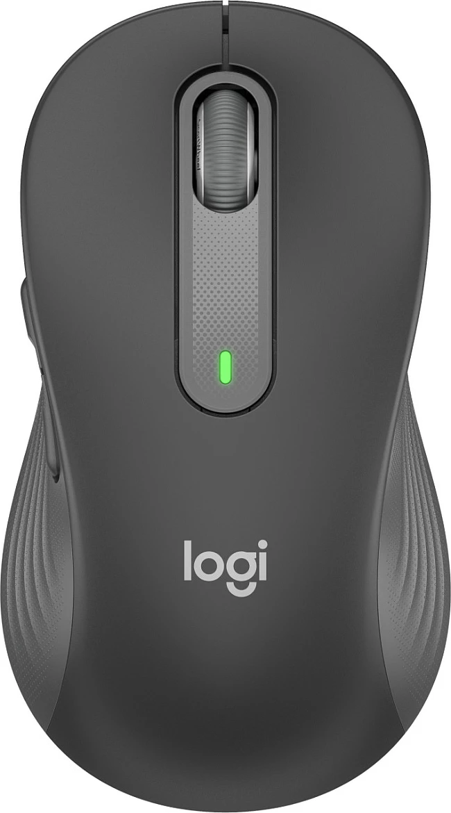 Maus Logitech Signature M650 L Wireless për Biznes, Djathtas, Optik, RF Wireless + Bluetooth, 4000 DPI, Grafit